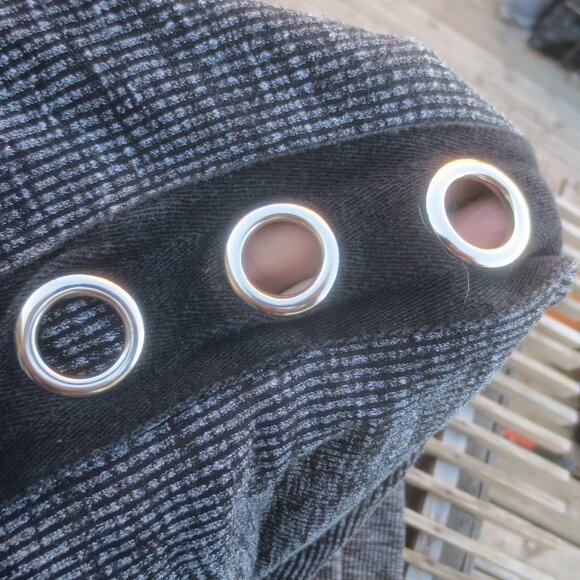 Rose Gal Gray Leggings Rock and Roll Styling with Grommet Rings - Large. - Picture 13 of 13